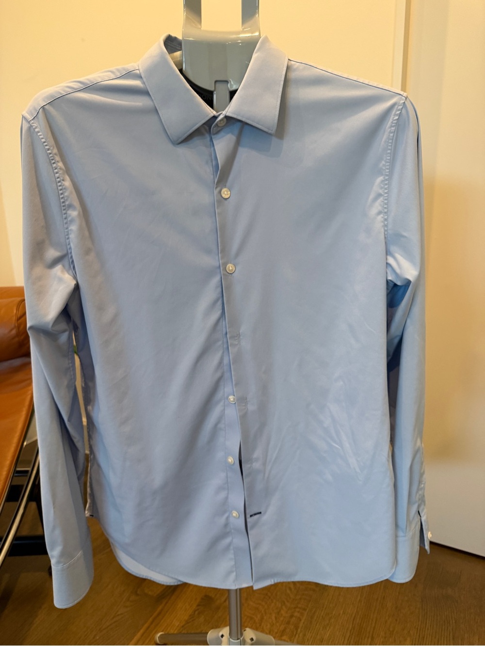 Bonobos Light Blue Men's Dress Shirt - Spread Collar